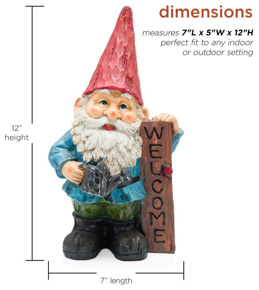 Gnome 'Welcome' Statue