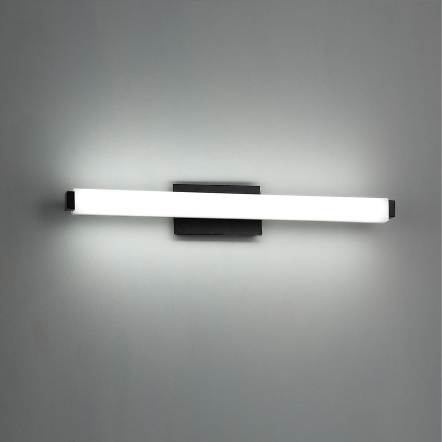 Mini Vogue 18" LED Bathroom Vanity and Wall-Light 3500K, Black