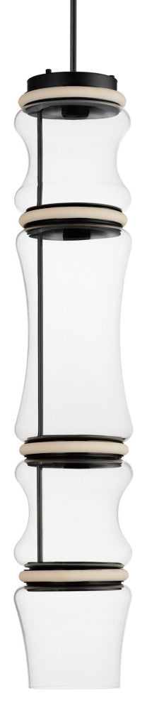 ET2 E21384-18 Syndicate 44" Tall LED Mini Pendant - Black