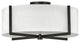 Hinkley Axis Medium Semi-Flush Mount, Black