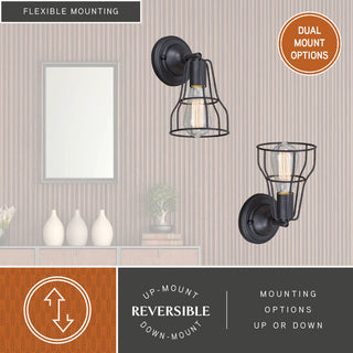 Clybourn 1-Light Adjustable Vanity Oil Rubbed Bronze