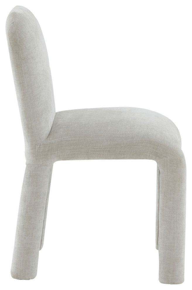 Georgia Light Gray Chenille Dining Chair