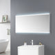 Ove Decors Caro LED 60 x 28 in. Mirror in White and Aluminum Finish