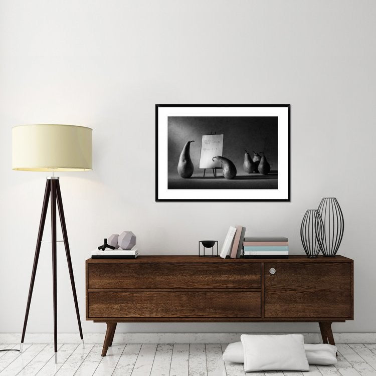 "The F-Mark" Framed Digital Print by Victoria Ivanova, 44x32"