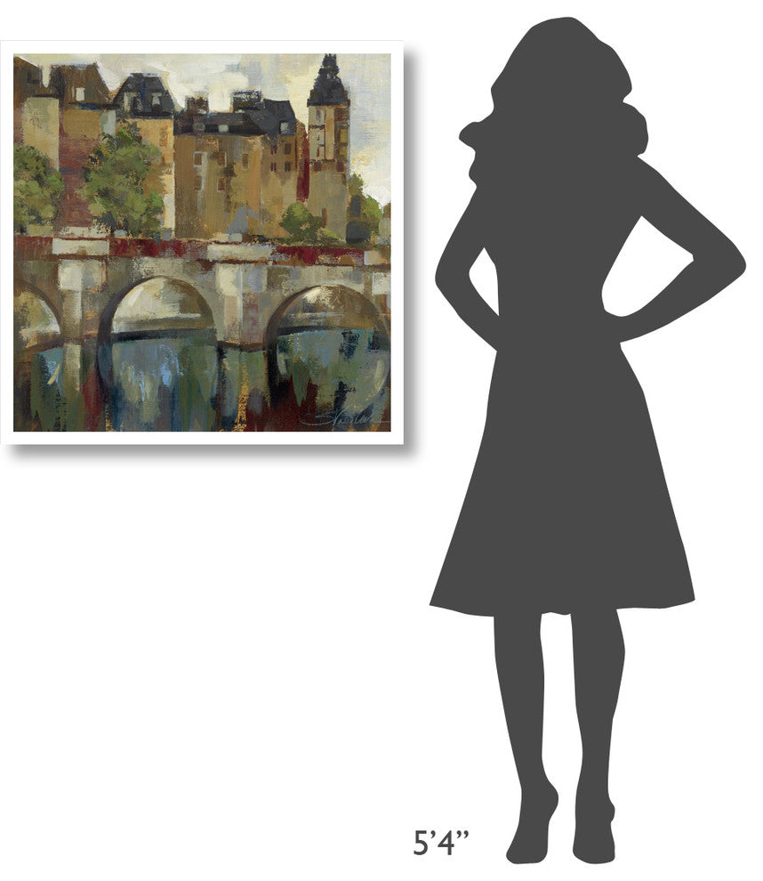 "Paris - Late Summer II" Digital Paper Print by Silvia Vassileva, 32"x32"