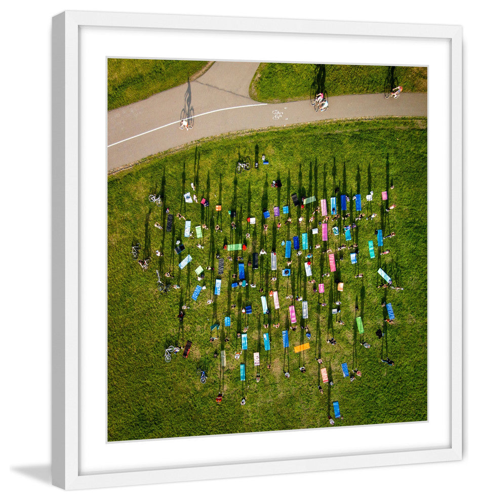 "Gathering" Framed Print by Karolis Janulis