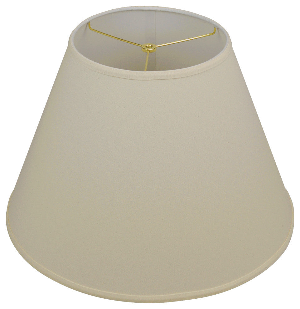 FenchelShades Round Lampshade 10"x20"x14", Linen Beige Homespun