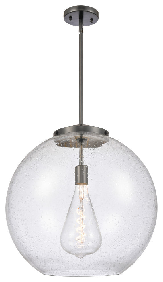 Athens Pendant, Matte Black, Seedy, Seedy