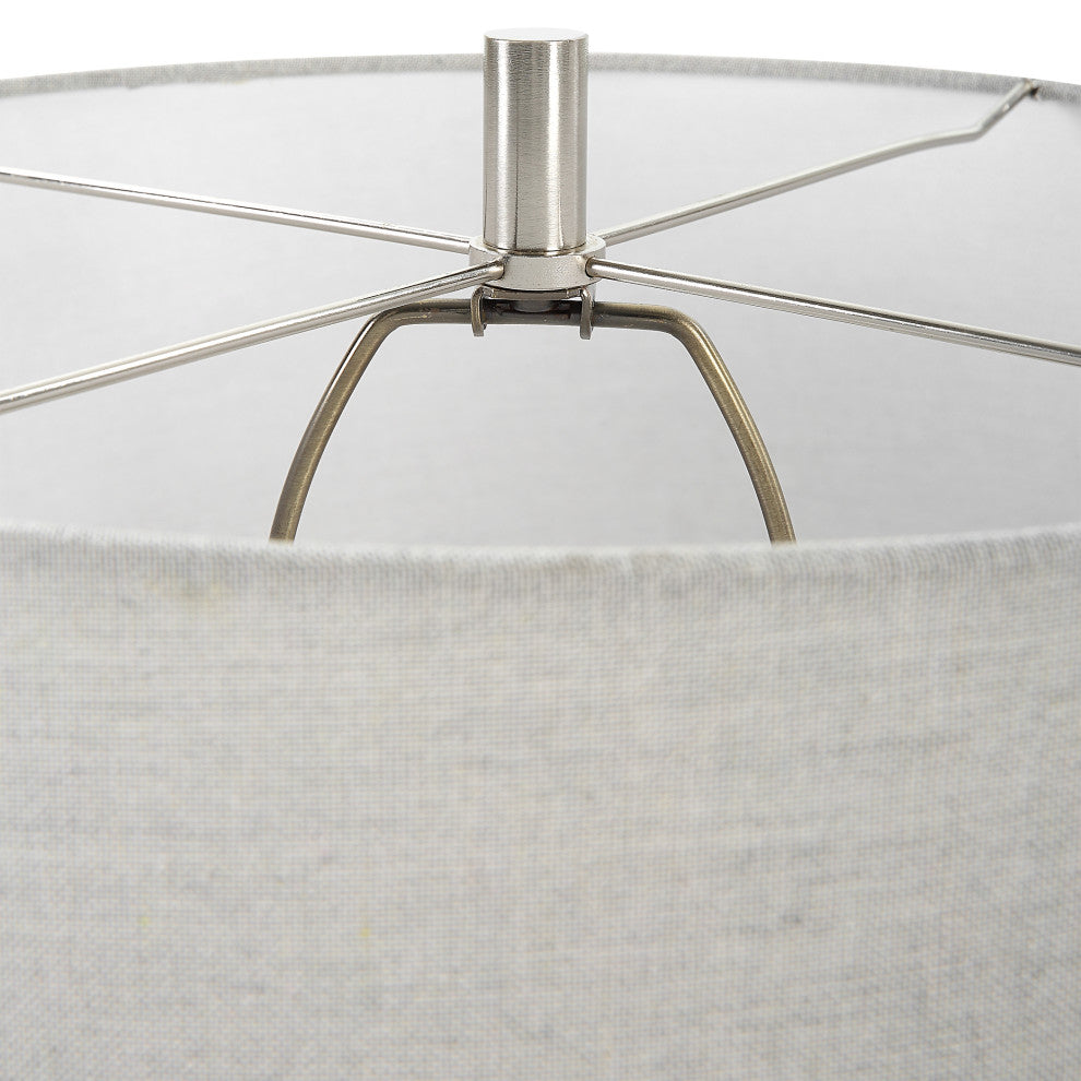 Odawa White Farmhouse Table Lamp
