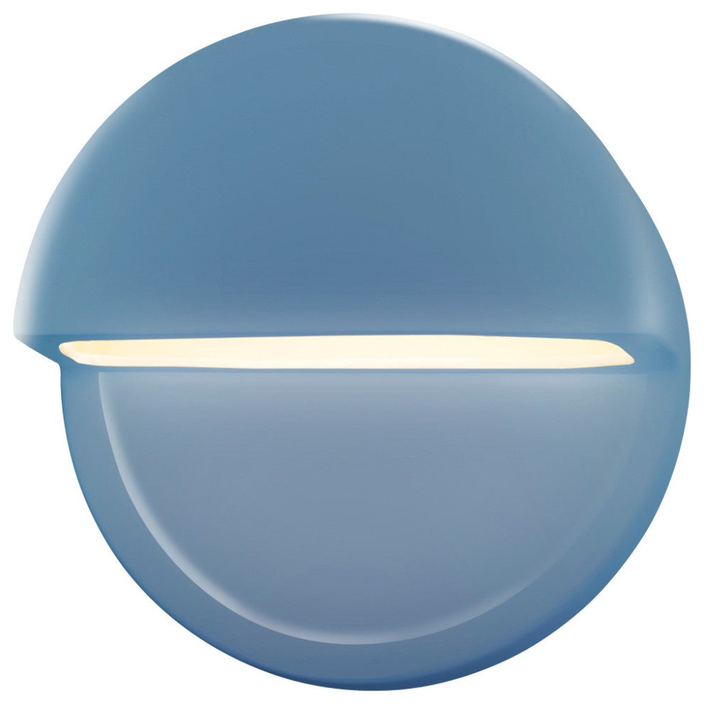 Ambiance Dome LED Wall Sconce, Closed Top, Sky Blue