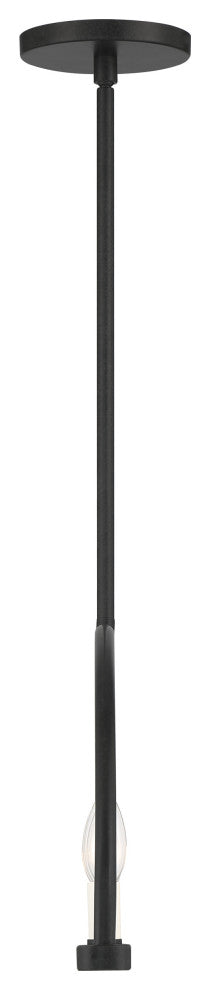 Abbott 8-Light Black Linear Chandelier