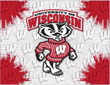 Wisconsin "Badger" Logo Canvas