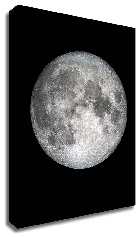 The Moon by Design Fabrikken, Print on Canvas, 30"x42"