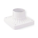 LIVEX LIGHTING 7507-13 Textured Black Pier Mount Adapter