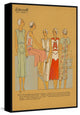 "Hanging with Friends" Floater Framed Painting Print on Canvas, 40"x60"