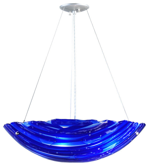 24W Metro Fusion Azul Inverted Pendant