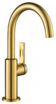 Oletto 1-Hole Kitchen Bar Faucet Brushed Brass, Model KPF-2822BB
