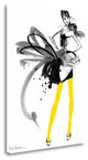 "Yellow Tights" By Aasha Ramdeen, Giclee Print on Gallery Wrap Canvas