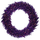 5' Pre-Lit Ashley Spruce Christmas Wreath, Purple