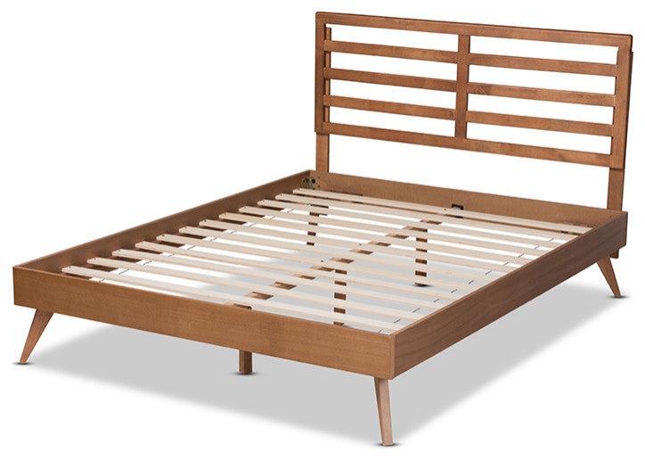 Shantelle Modern Farmhouse Wooden Platform Bed Collection, Full