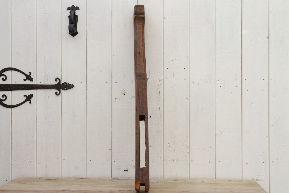 Antique Thailand Loom Paddle Post
