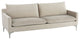 Anders Nude Fabric Triple Seat Sofa, HGSC567