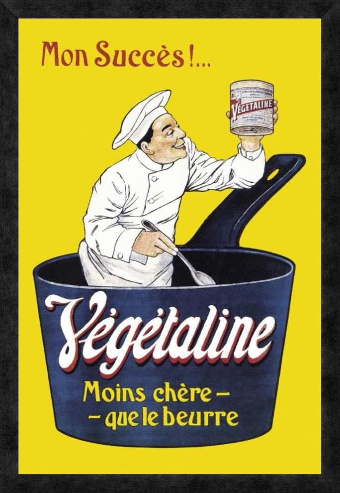 "Vegetaline" Framed Canvas Giclee, 22"x32"