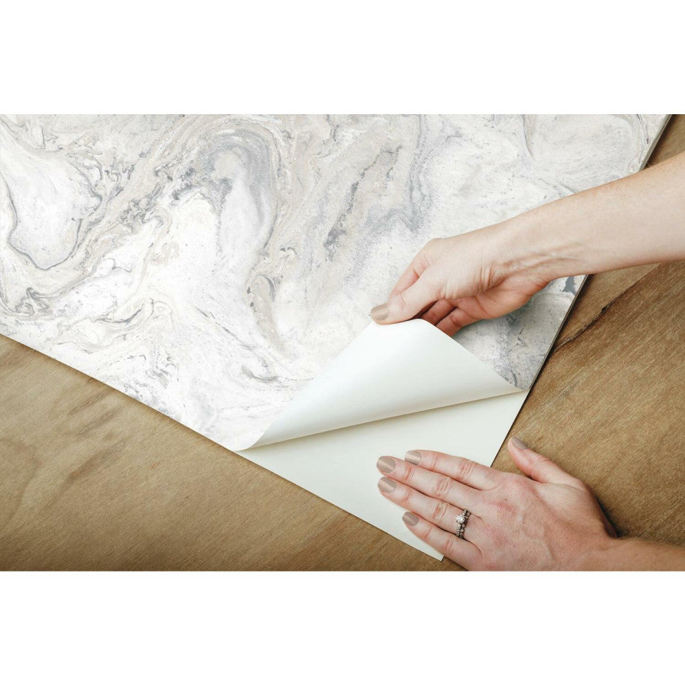 Oil & Marble Peel and Stick Wallpaper