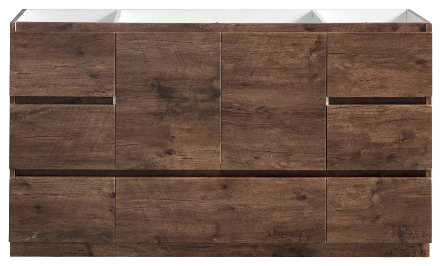 Fresca Lazzaro 60" Rosewood Single Sink Cabinet