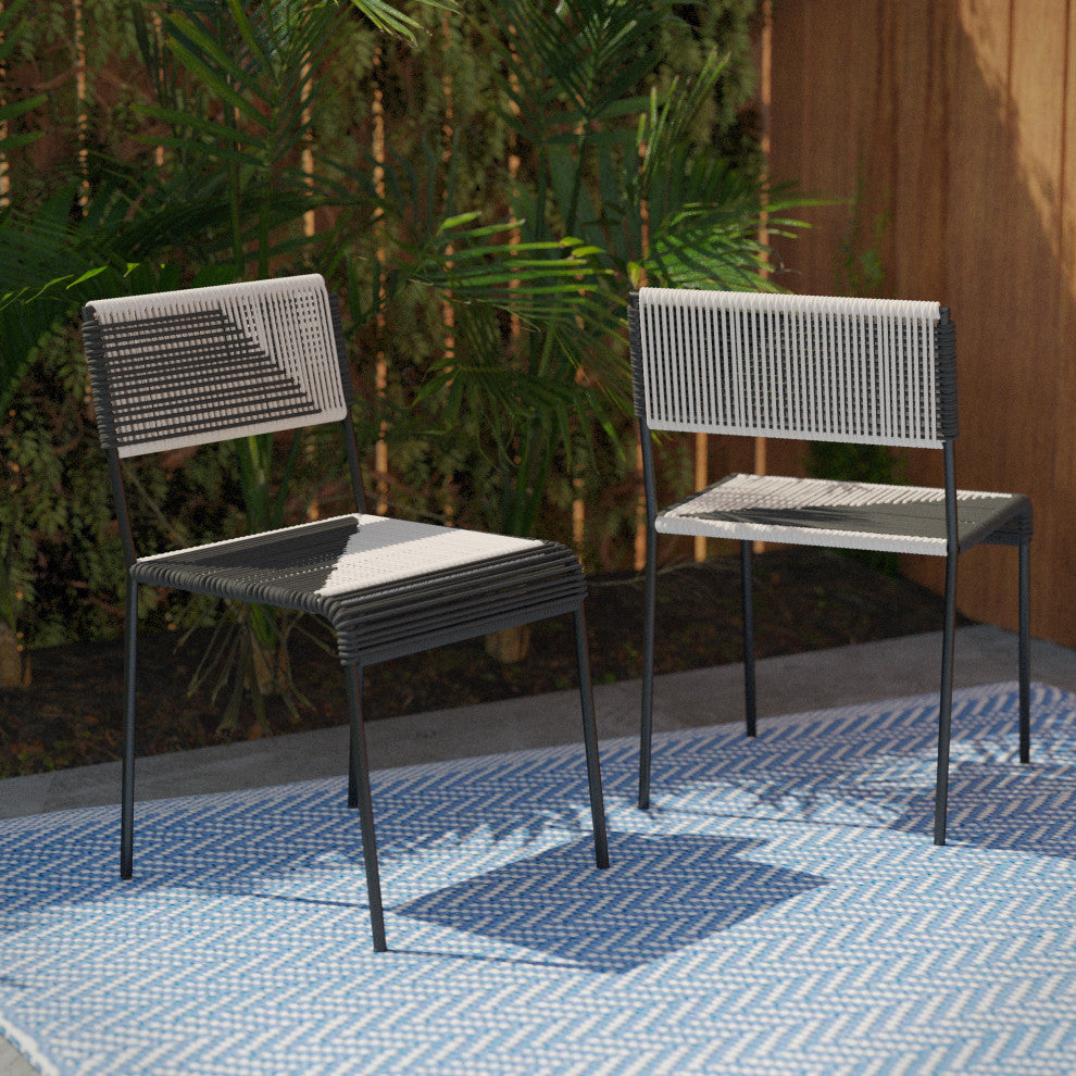 Batley Woven Outdoor Chairs 2-Piece Set