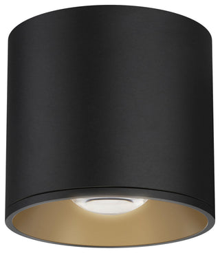 Maxim 86212 Stout 5"W Flush Mount Ceiling Fixture - Black