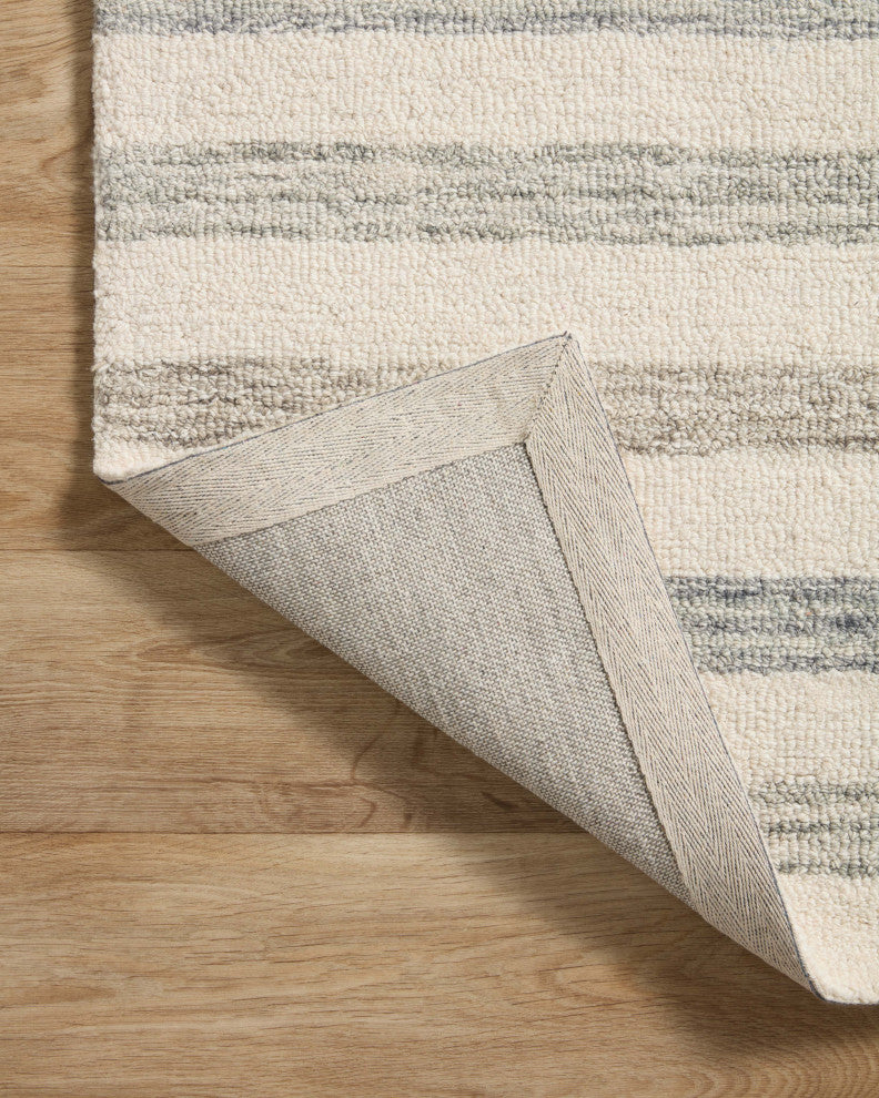 Chris Loves Julia x Loloi Chris Ivory / Slate 7'-9" x 9'-9" Area Rug