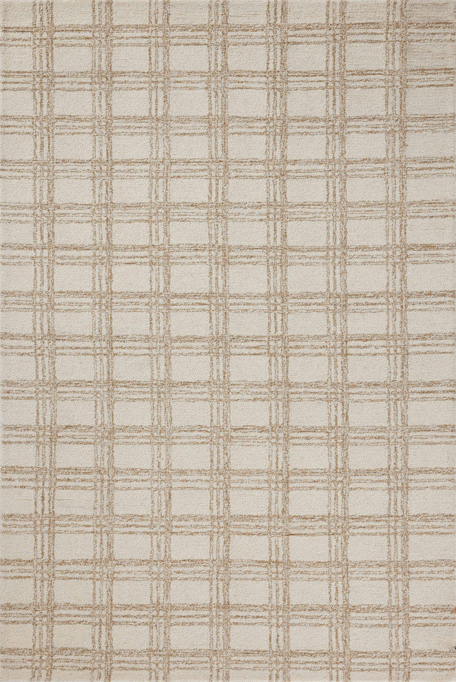 Chris Loves Julia x Loloi Polly Cream / Sand 2'-3" x 3'-9" Accent Rug