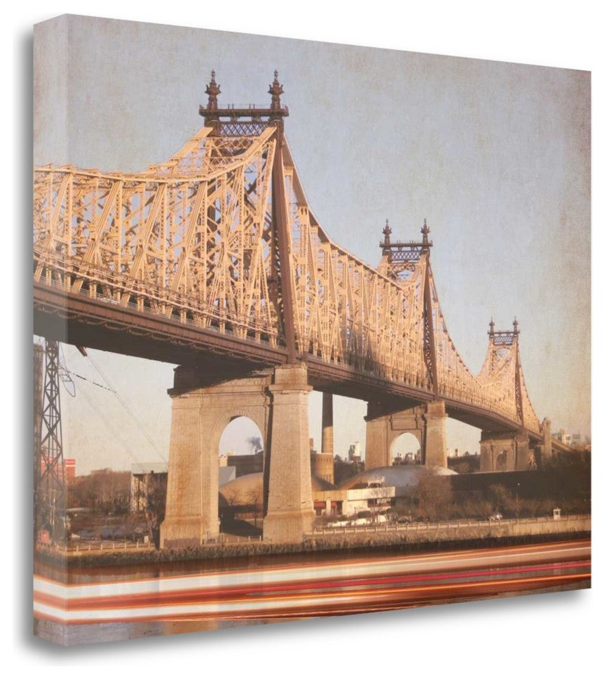 "Queensborough Bridge" By Andrew Sullivan, Giclee Print on Gallery Wrap Canvas