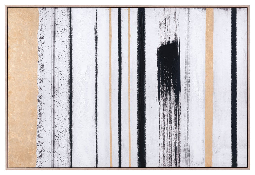 Wall Art, Canvas, Black, Gold, Living Lounge Cafe Room Hotel Lobby Hospitality