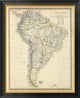 "South America, 1842"  by Society for the Diffusion of Useful Knowledge, 28x34"