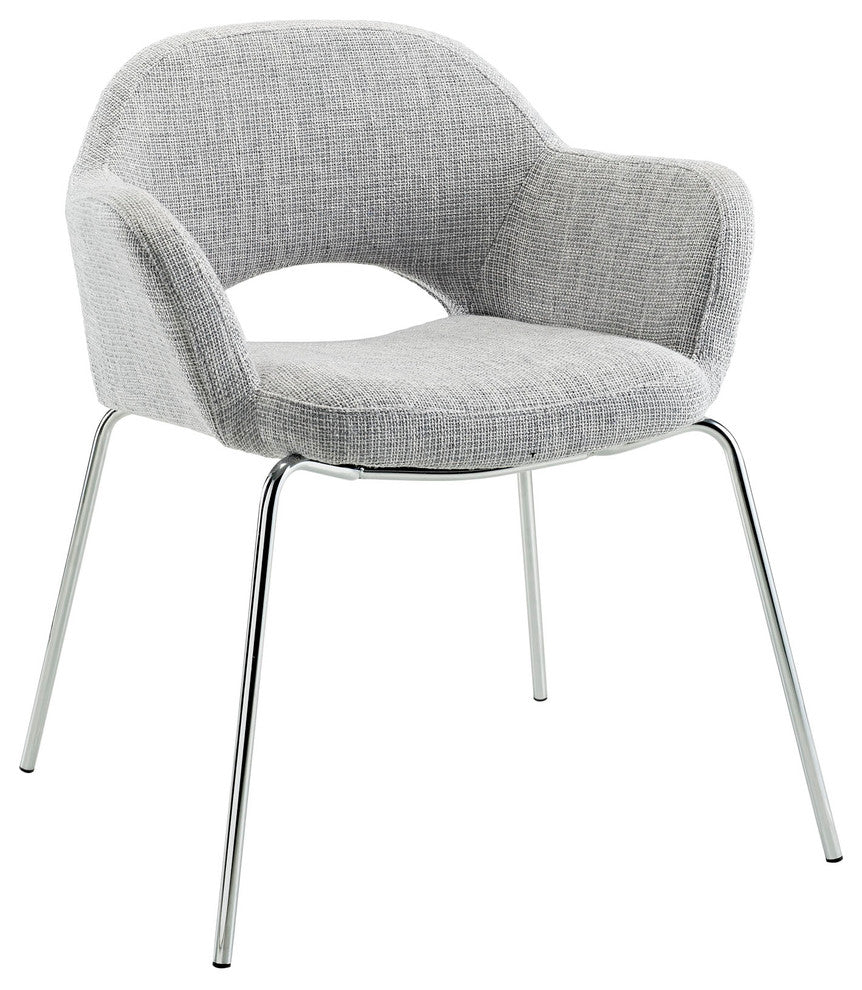Modway Modway Cordelia Dining Armchair, Light Gray