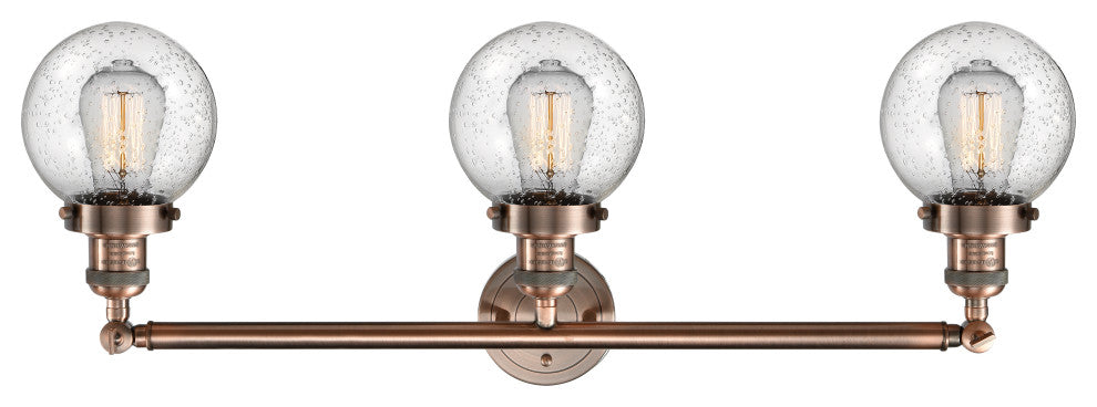 Innovations Lighting 205-Ac-S-G204-6 3 Light 30" Bathroom Fixture