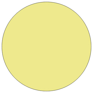 42'' Round Yellow Thermal Laminate Activity Table