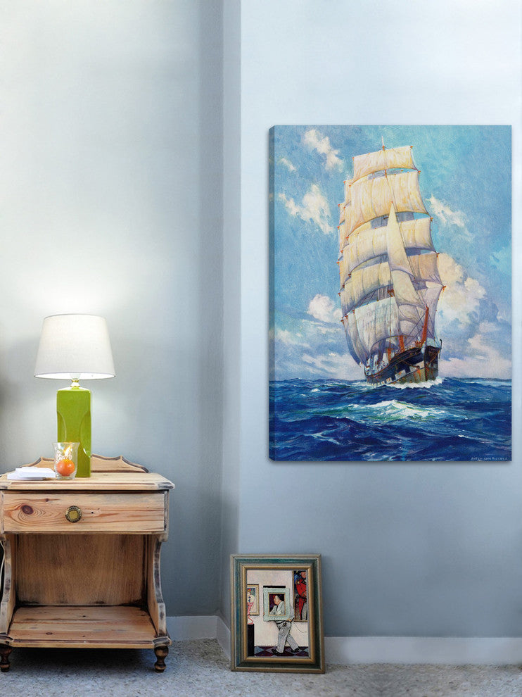 "Lots of Sails" Painting Print on Wrapped Canvas
