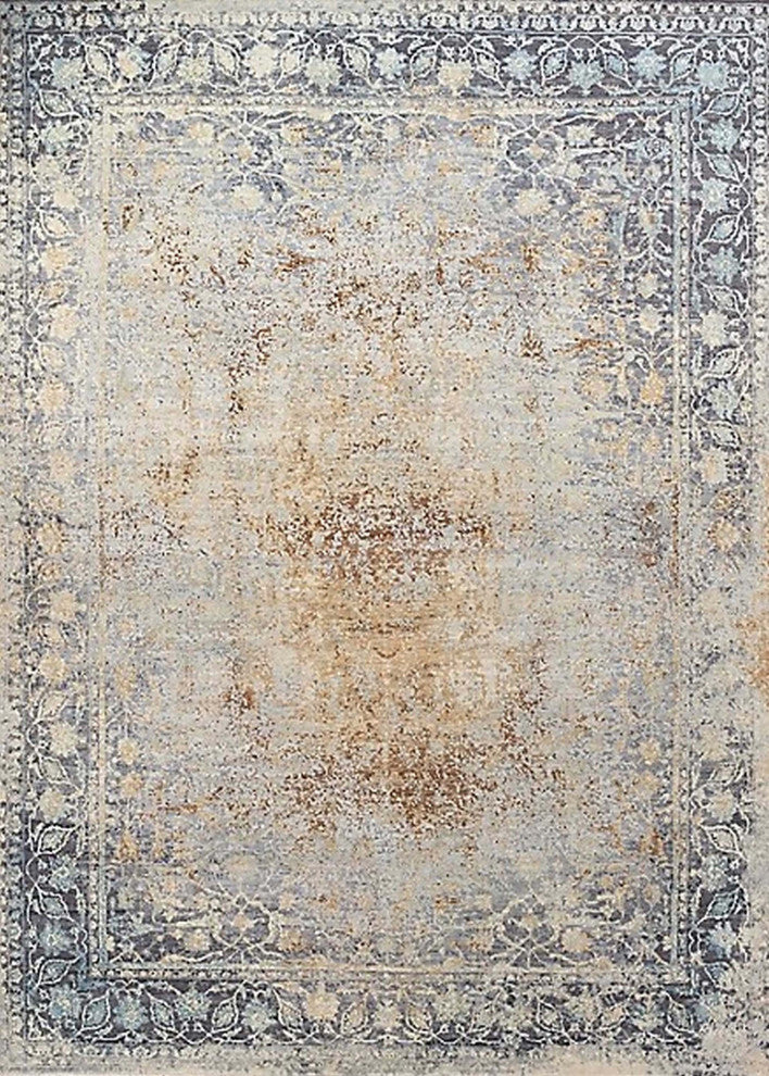Ahgly Company Indoor Rectangle Mid-Century Modern Area Rugs, 5' x 8'
