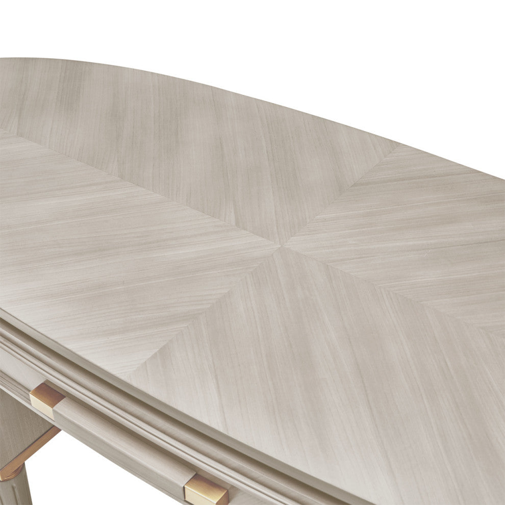 St. Charles Vanity Desk, Dove Gray