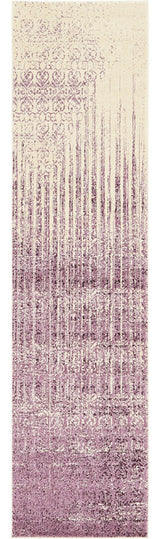 Rug Unique Loom Del Mar Purple Runner 2' 7 x 10' 0
