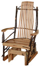 Hickory Glider Rocker, Rustic Hickory