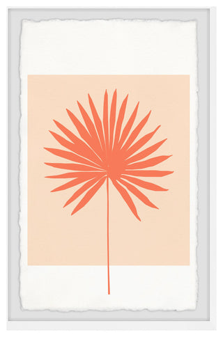 "Tropical Palm Leaf" Framed Painting Print, 20x30