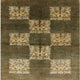 Ahgly Company Indoor Square Mid-Century Modern Area Rugs, 7' Square