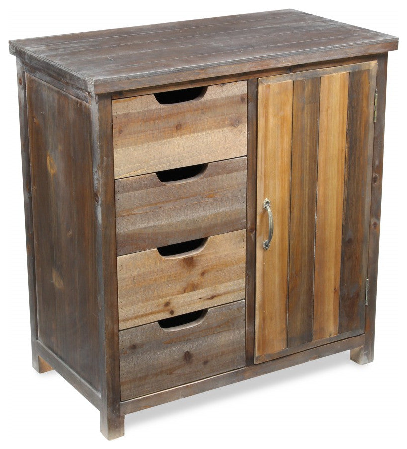 Rustic Natural Accent Storage Cabinet