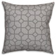 Gray Geometric 20x20 Throw Pillow