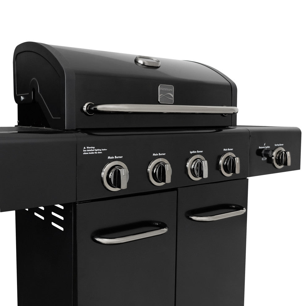 Kenmore 4 Burner with Searing Side Burner Propane Gas Grill
