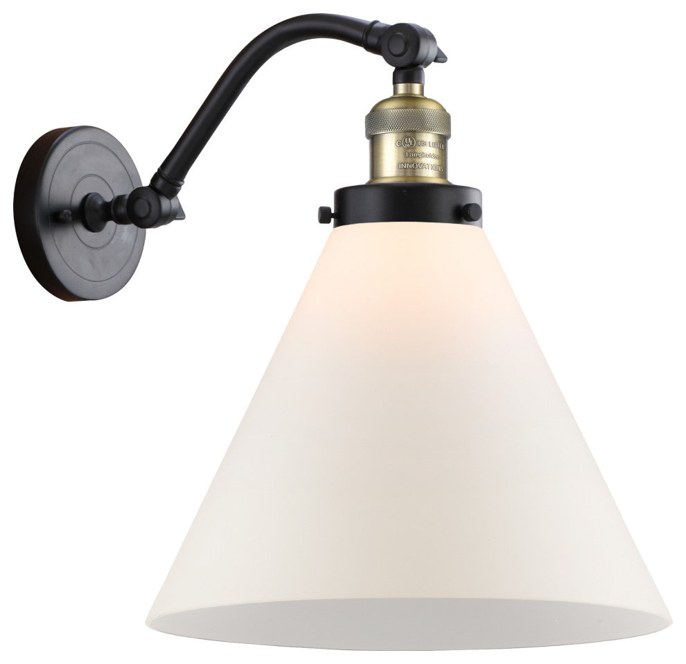 Innovations Lighting 515-1W-BAB-G41-L X-Large Cone 1 Light Sconce